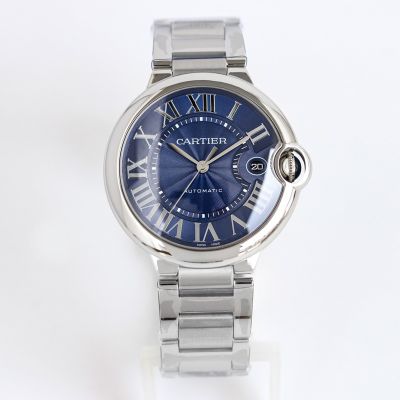 TW Factory Ballon Bleu De Cartier 40mm 2824 Movement Blue Face SS Strap Watch